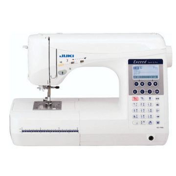 O Juki HZL-F400 é excedendo a Quilt e a Machine Pro com 157 padrões situados.